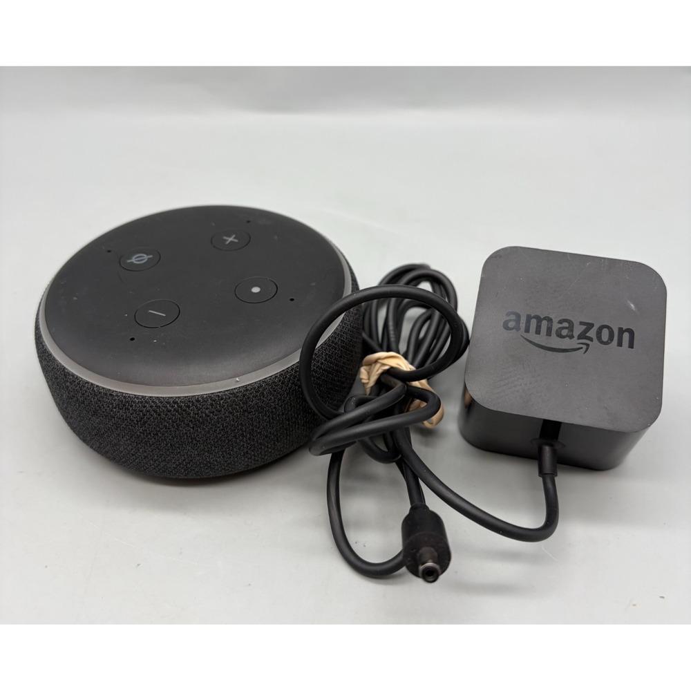 Amazon Echo Dot 3rd Gen Smart Speaker & Power Cord